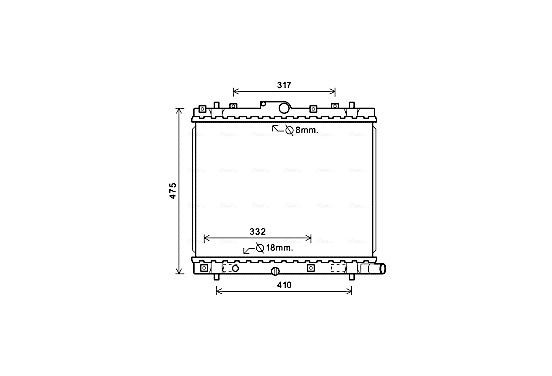 Radiateur SZ2136 Ava Quality Cooling