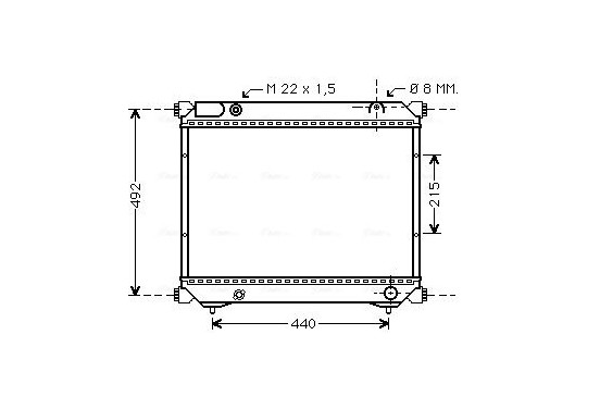 Radiateur SZA2039 Ava Quality Cooling