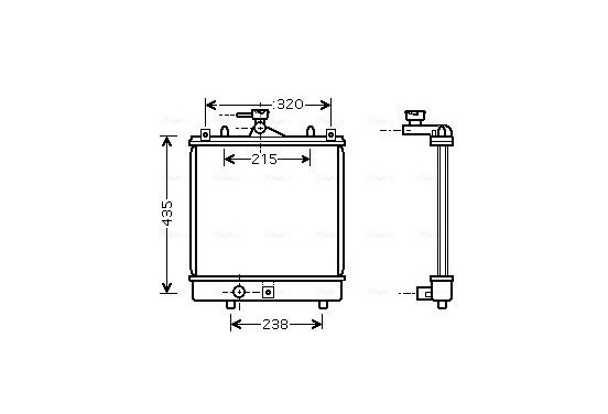 Radiateur SZA2061 Ava Quality Cooling