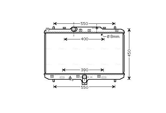 Radiateur SZA2086 Ava Quality Cooling