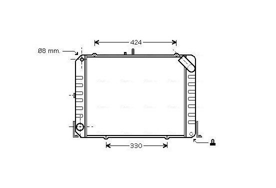 Radiateur TO2139 Ava Quality Cooling