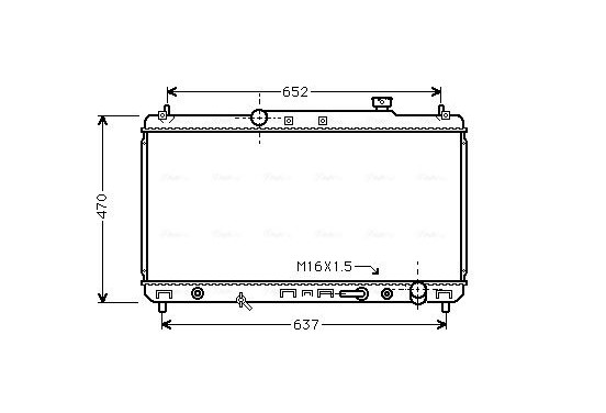 Radiateur TO2236 Ava Quality Cooling