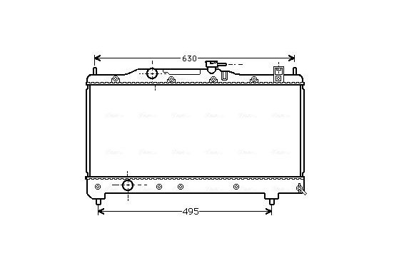 Radiateur TO2237 Ava Quality Cooling