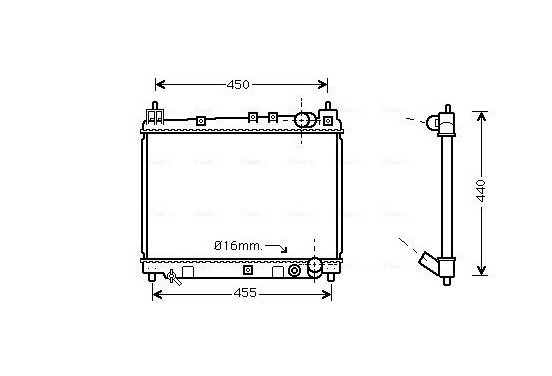 Radiateur TO2258 Ava Quality Cooling