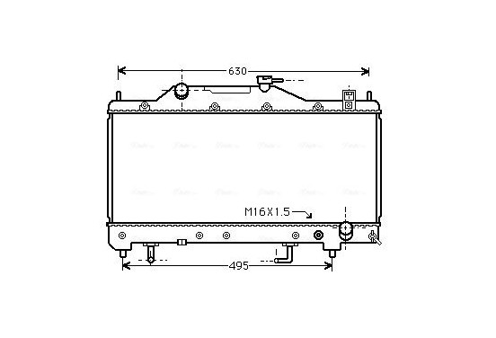 Radiateur TO2285 Ava Quality Cooling