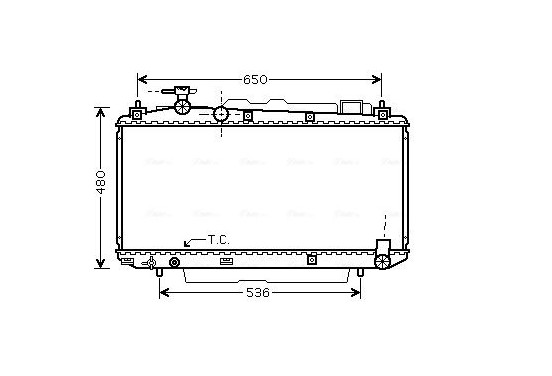 Radiateur TO2305 Ava Quality Cooling