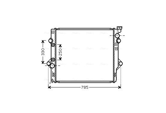 Radiateur TO2367 Ava Quality Cooling