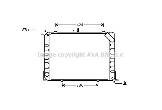 Radiateur TO2424 Ava Quality Cooling