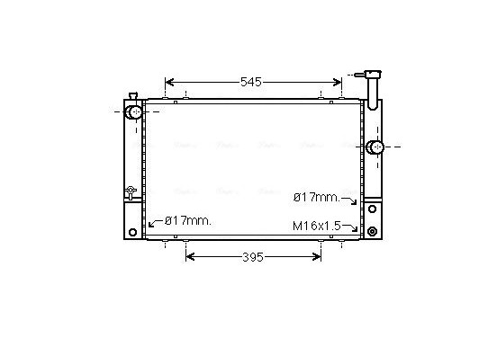 Radiateur TO2494 Ava Quality Cooling