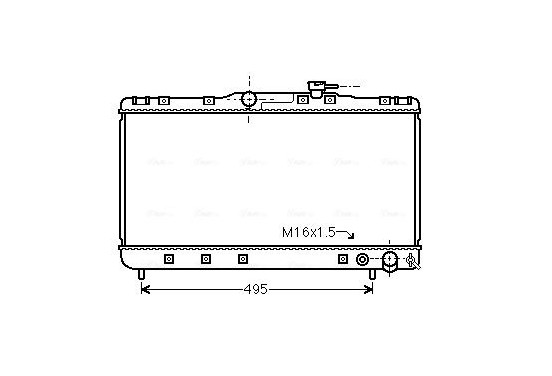 Radiateur TO2596 Ava Quality Cooling