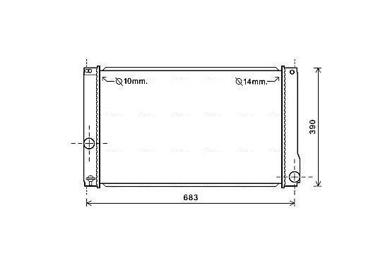 Radiateur TO2608 Ava Quality Cooling