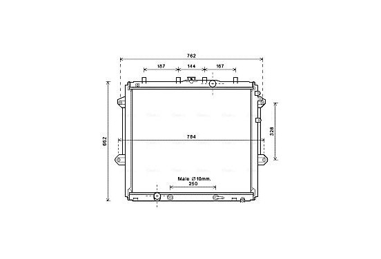 Radiateur TO2616 Ava Quality Cooling