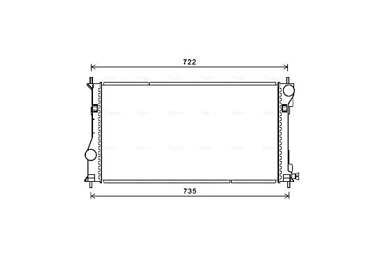 Radiateur TO2688 Ava Quality Cooling