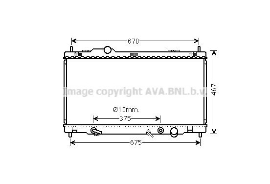 Radiateur TO2701 Ava Quality Cooling