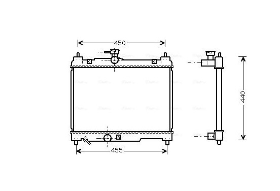 Radiateur TOA2251 Ava Quality Cooling