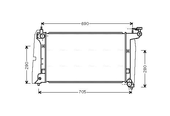 Radiateur TOA2289 Ava Quality Cooling