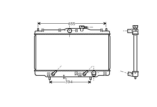 RADIATEUR TOR HONDA ACCORD 2. 94- A 25002071 International Radiators