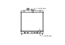 RADIATEUR TOR HONDA CIVIC 1.5 92- A