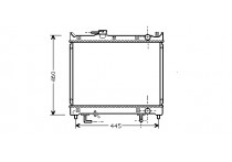 RADIATEUR VITARA 16i AT +zonder AIRCO 91-97