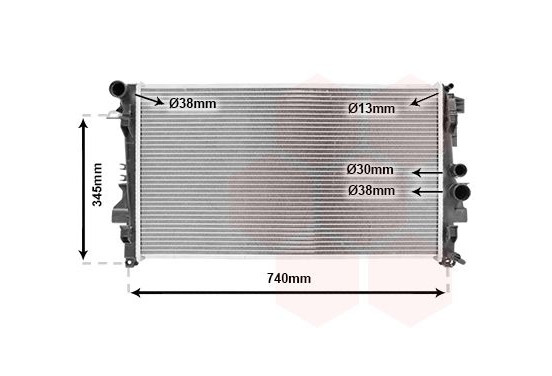 RADIATEUR VITO/VIANO ALL MT/AT vanaf '03 30002356 International Radiators