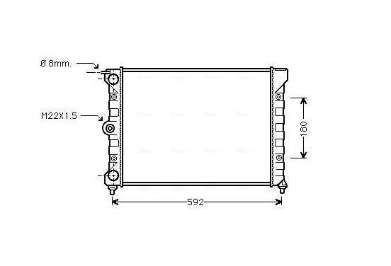 Radiateur VN2011 Ava Quality Cooling