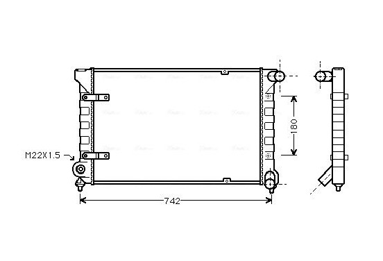 Radiateur VN2042 Ava Quality Cooling