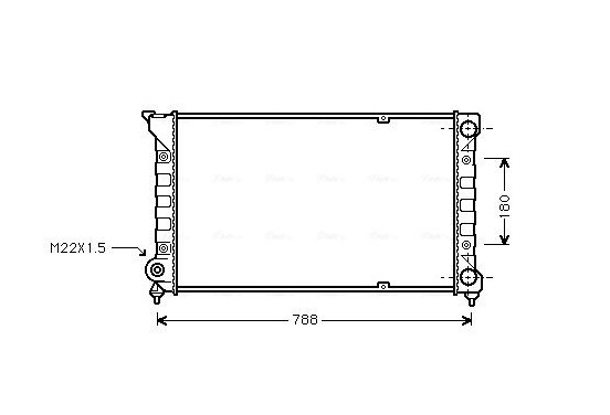 Radiateur VN2066 Ava Quality Cooling