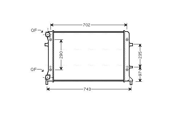 Radiateur VN2228 Ava Quality Cooling