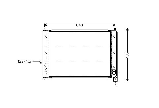 Radiateur VNA2034 Ava Quality Cooling