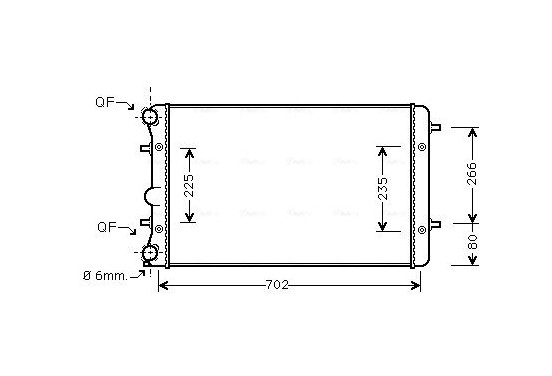 Radiateur VNA2286 Ava Quality Cooling