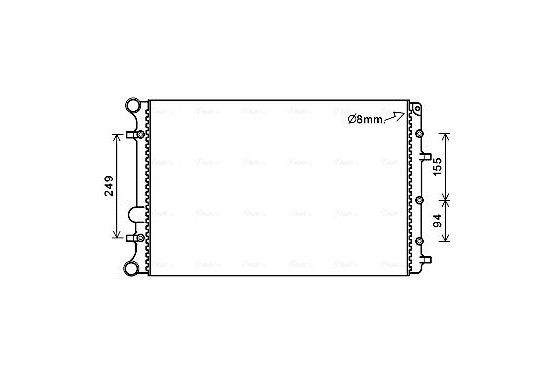 Radiateur VNA2347 Ava Quality Cooling