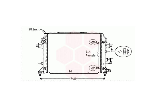 RADIATEUR ZAFIRA B 20i/17D/19D 05- 37002460 International Radiators