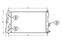 RADIATEUR ASTRA J 16iniet voor 16V AT 09-