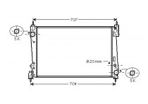 RADIATEUR GRANDE PUNTO 19JTD MT 05-