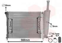 RADIATEUR FIAT500 12i 07-