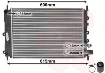 RADIATEUR BENZINE 1.4 CVH  MT  met AIRCO tot '95