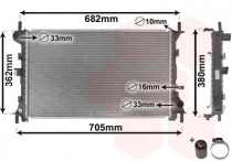 RADIATEUR BENZINE 1.4  MT  met AIRCO