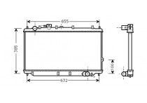 RADIATEUR KIA SEPHIA/SHUMA MT 96-