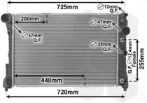 RADIATEUR MB W204 C-KL AT 07-