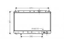 RADIATEUR I  MITSU. ECLIPSE 9/89