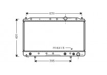 RADIATEUR TOR MITSU. ECLIPSE 9/89 A
