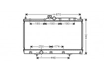 RADIATEUR LANCER6 20iniet voor 16V MT vanaf '03