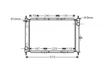 RADIATEUR MICRA3/NOTE 15DCi zonder AIRCO 05-