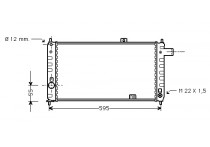 RADIATEUR 1300         -AUTO zonder AIRCO