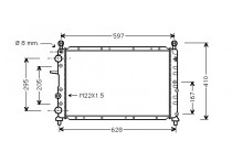 RADIATOR ALFA145/TIPO/TEMPRA DIES