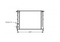 RADIATEUR BENZINE 1.2   430x378 AT zonder AIRCO