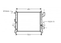 RADIATEUR BENZINE 1.1 RN/RT  vanaf '97   met AIRCO