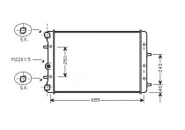 RADIATEUR FABIA 10/12/14 19D MT