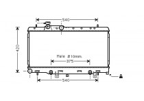 RADIATEUR LEGACY 20i AT +zonder AIRCO 98tot '03
