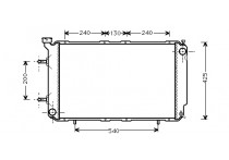 RADIATEUR LEGACY 25i MT/AT 96-98